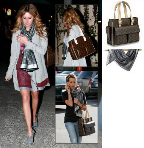 Celebrity handbags: Ashley Tisdale